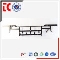 Aluminum precision casting OEM in China Black e-coating communicate supoort frame for telecommunication part